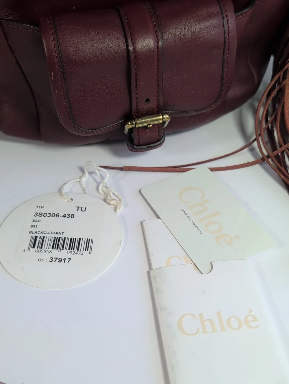Chloe Gabby Leather Hobo Shoulder Bag with Tassel - Picture 9 of 16
